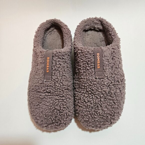 Bombas Women’s Sunday Slipper Size 8 Teddy Sherpa Dusty Purple Mule Slip On - Picture 3 of 9